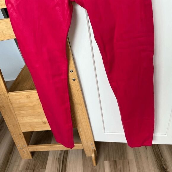 Hudson Women's Super Skinny Waxed Jeans Pink Size 25 - Picture 3 of 8